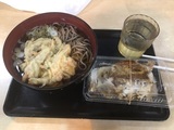 かき揚げ天そば&はまらん焼き