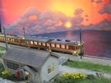 夕暮れのローカル線の駅
